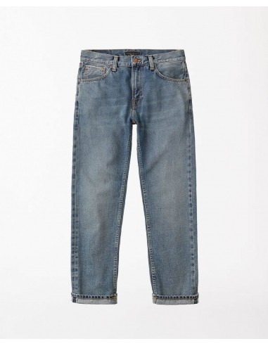 Jean en coton bio Gritty Jackson Worn Out Selvedge Les êtres humains sont 