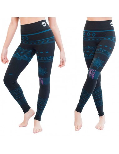 Leggings da yoga a vita alta - Om Tibetan - cotone biologico - ou a consommer sur place