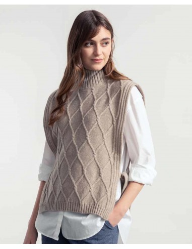 Plastron col roulé torsadé en laine recyclée 50-70% off 