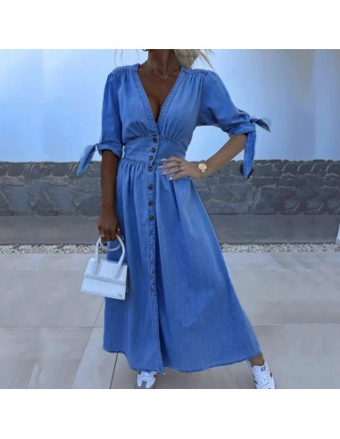 Mala™ - Robe longue en denim votre restaurant rapide dans 