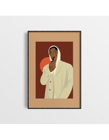 Première Base - Affiche A$AP ROCKY Brown Comparez plus de prix