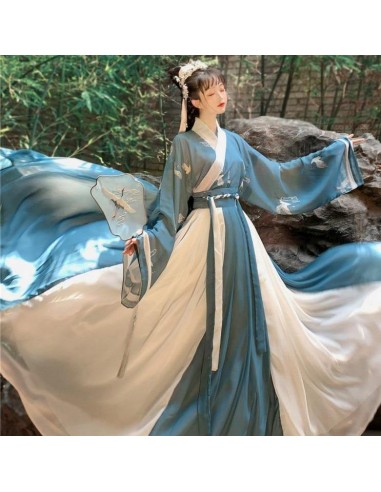 Hanfu  Bleu et Blanc vente chaude votre 