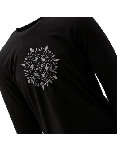 Tee shirt yoga homme manches longues Bio certifié GOTS - Mandala À commander