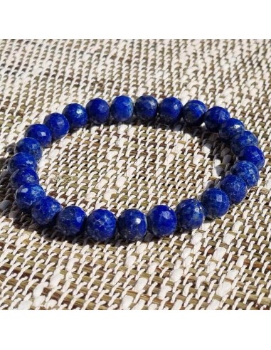 Bracelet pierre Lapis-Lazuli - Perles 8mm AA facettées Comment ça marche