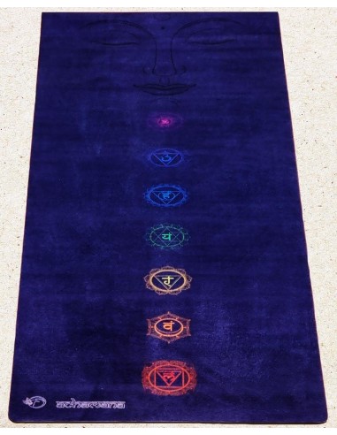 Tapis yoga antidérapant - confort - 7 chakras Bouddha spirit Toutes les collections ici