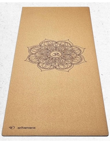 Tapis de yoga liège Mandala solde