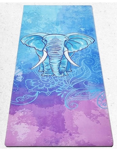 Tapis de yoga antidérapant 5mm -Postures confort - Eléphant soldes