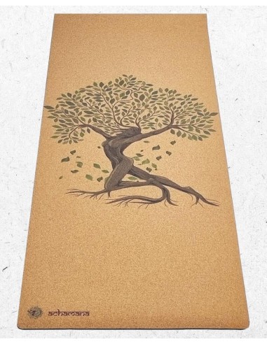 Tapis de yoga liège et caoutchouc naturel Arbre de Vie - Série limitée Comparez plus de prix