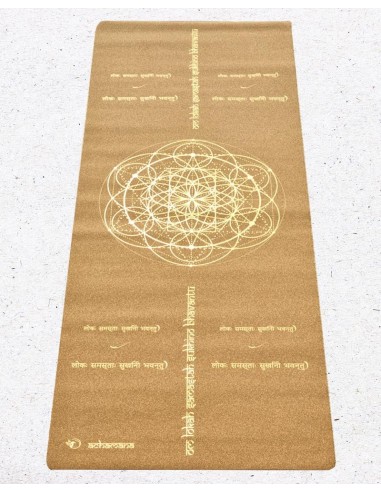 Tapis de yoga de voyage mantra de la Paix la livraison gratuite